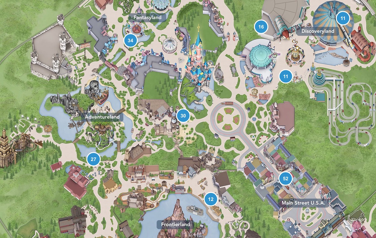 Disneyland París Mapa