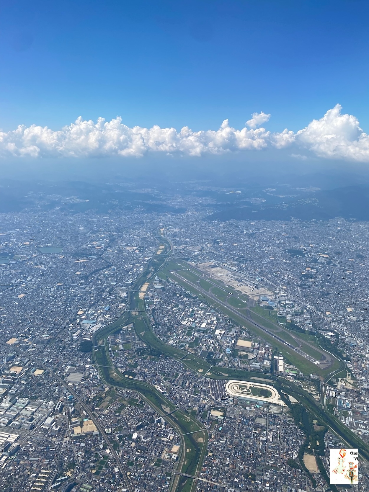 Perspectiva urbana de Osaka